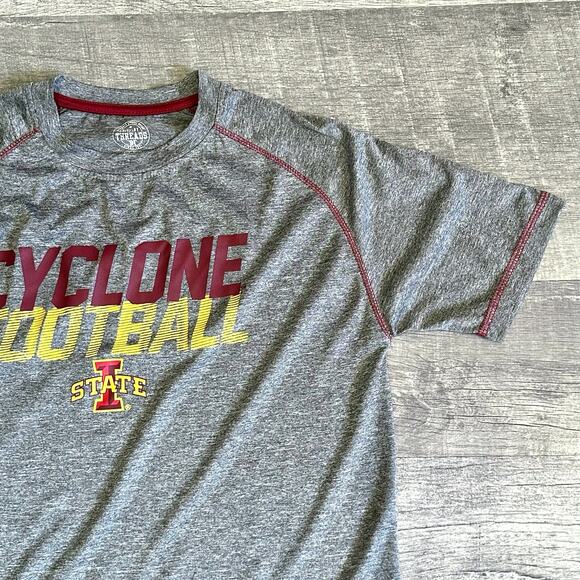 Rivalry Threads Iowa State Cyclones Football T Shirt Mens S Grey Short Sleeve - Picture 2 of 5